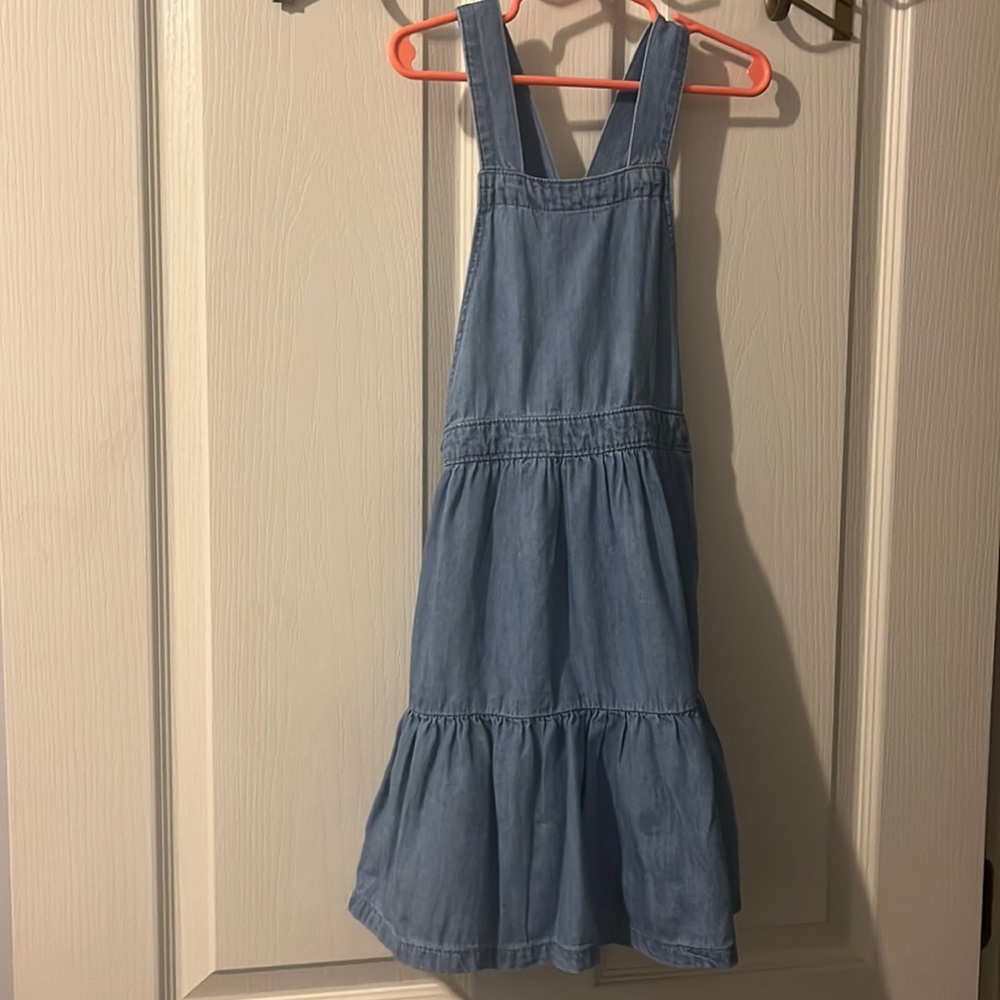 H&M Denim Overall Dress size 5T